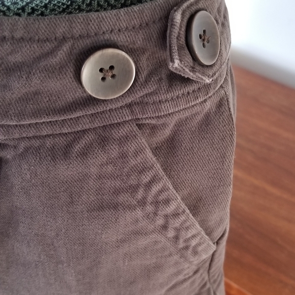 Garnet Hill Gray Moleskin Skirt sz 14 - Picture 2 of 6